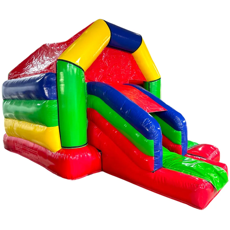 A Frame Castle - Front Combo - (Red, Yellow, Green, Blue Velcro)- DISCO READY - 16x12x9.5ft
