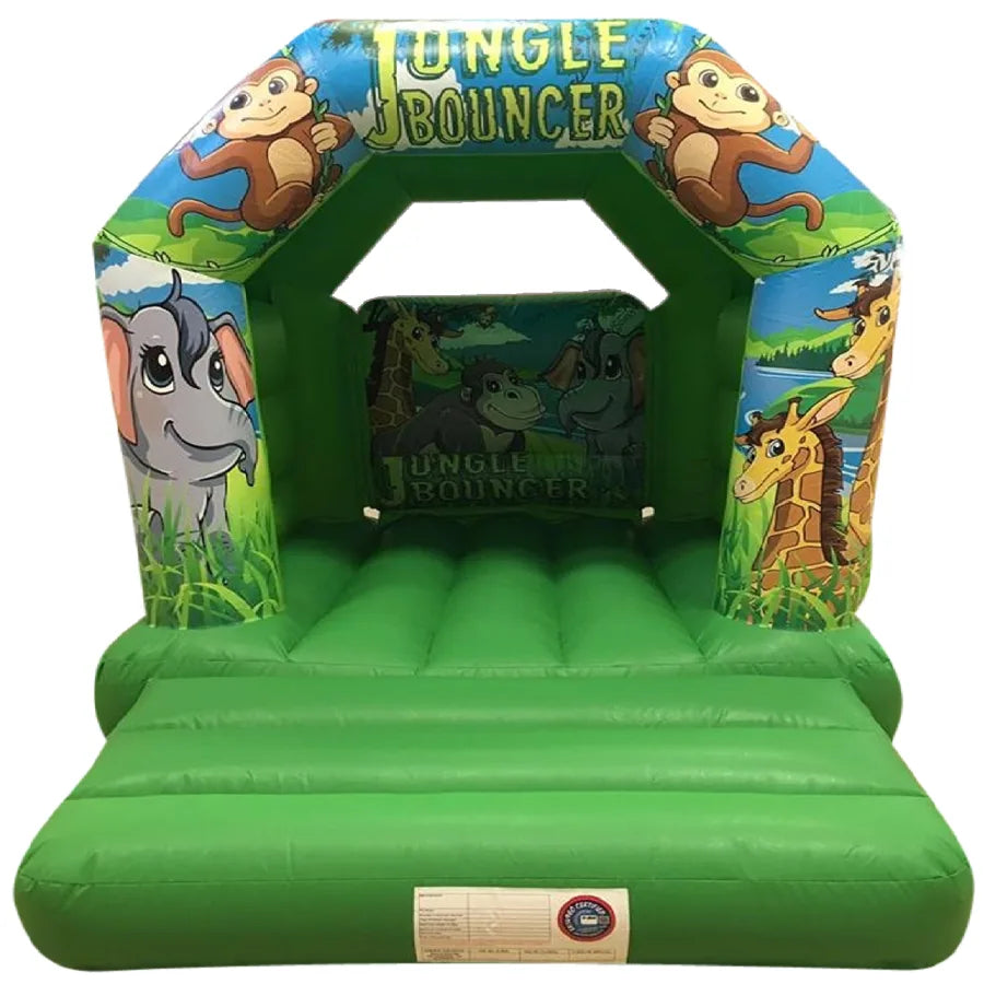 Junior Bouncer (A Frame) - (Green Jungle) - 8x11x8ft