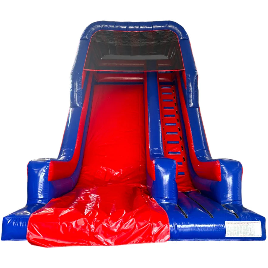 15ft Platform Slide - (Red & Blue) - 15x25x24ft