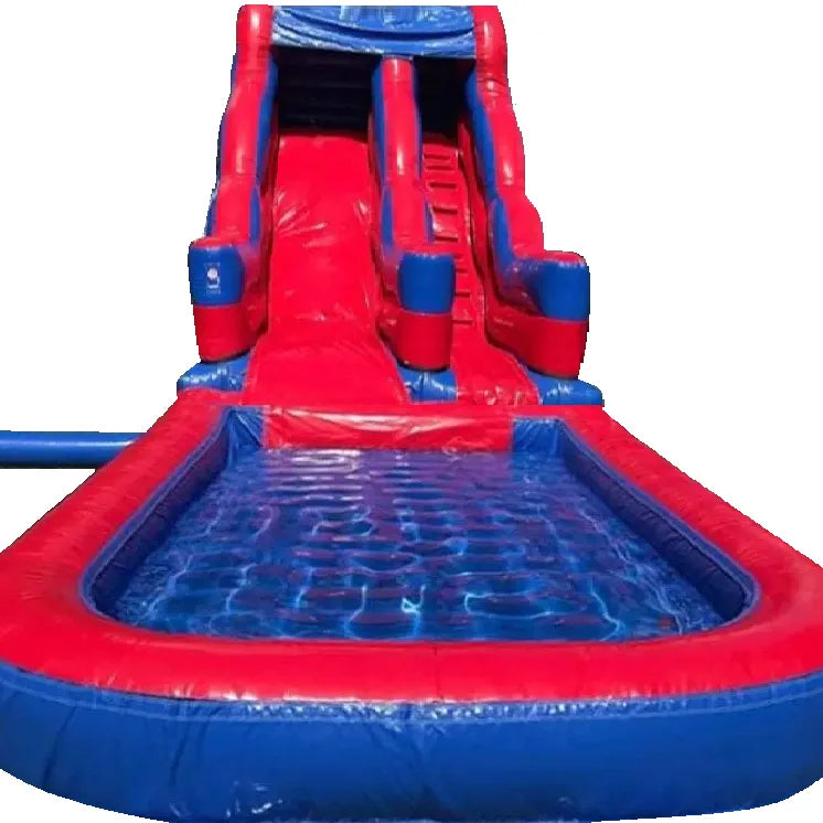 Water Slide splash pool (Red & Blue) - 10x12x1ft